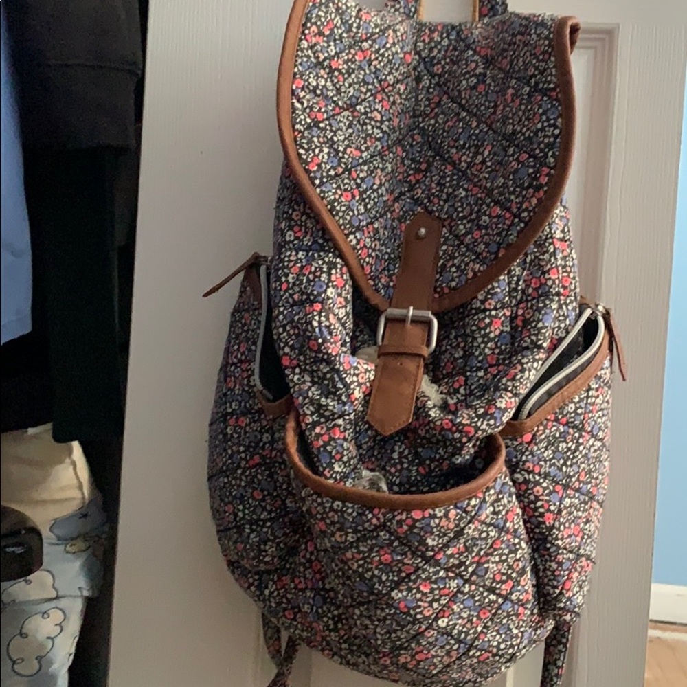 Floral backpack